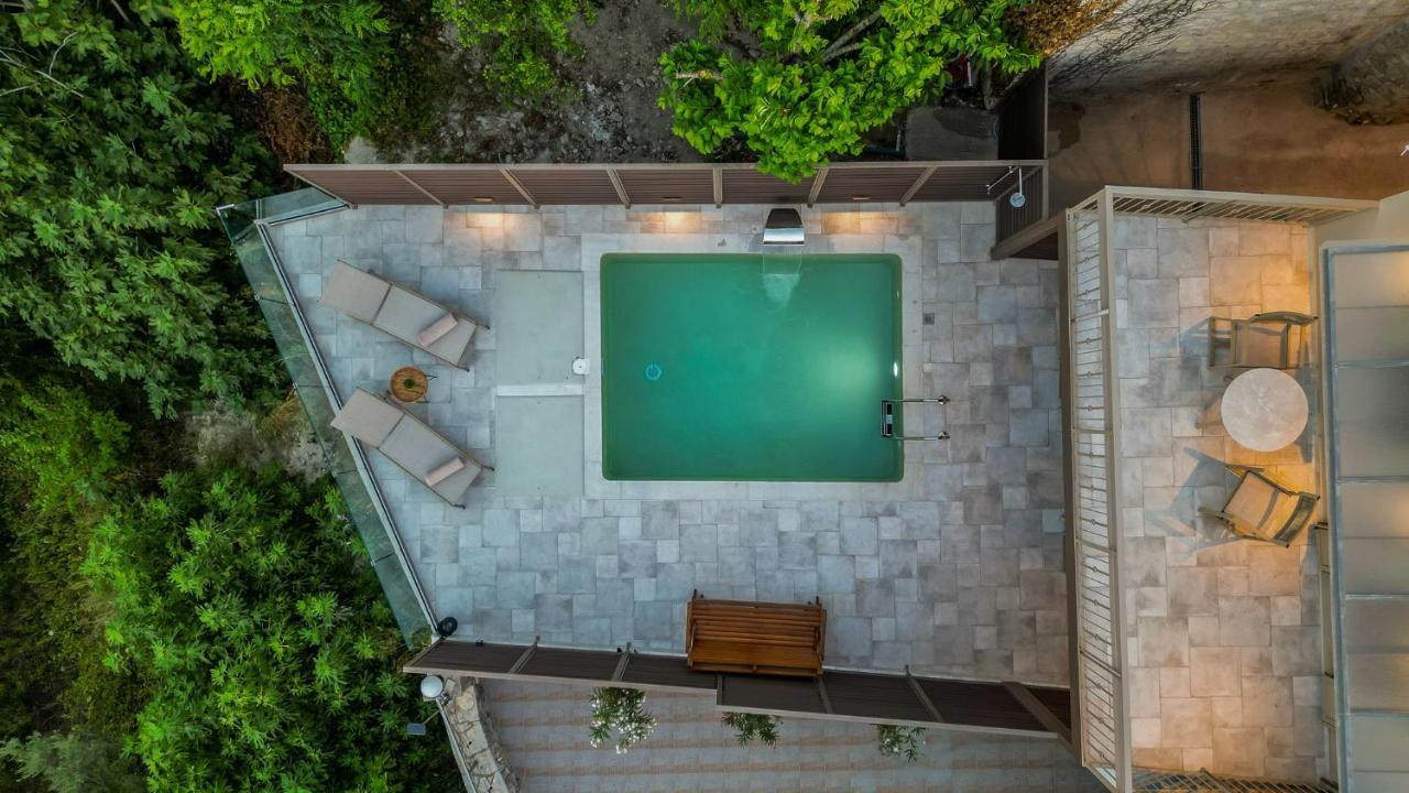 Myrtillo II Sea View Villa Spanokhórion Exterior foto